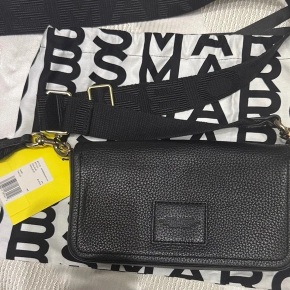 Marc Jacobs Black Mini Bag with Gold Accents - Picture 3 of 7